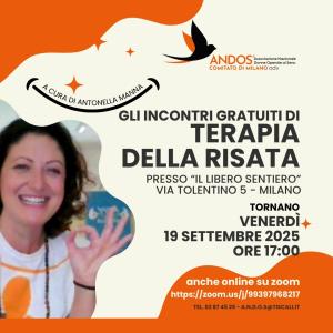 ANCHE LA TERAPIA DELLA RISATA SI PRENDE UNA PAUSA ESTIVA... MA TORNA IL 19 SETTEMBRE 2025!