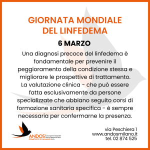 6 MARZO | GIORNATA MONDIALE DEL LINFEDEMA