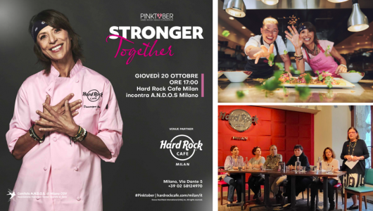 STRONGER TOGETHER - HARD ROCK CAFE MILANO A SOSTEGNO DEL COMITATO A.N.D.O.S. DI MILANO ODV