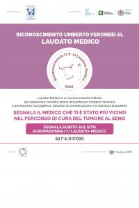 RICONOSCIMENTO &#34;LAUDATO MEDICO&#34; - EUROPA DONNA ITALIA